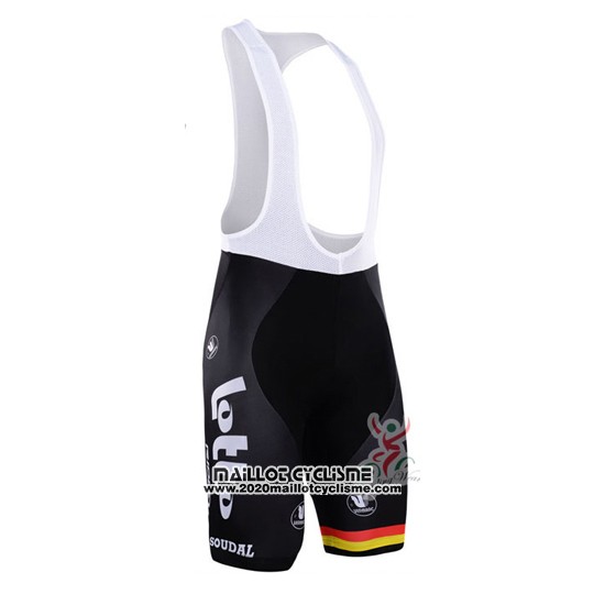 2016 Maillot Ciclismo Lotto Fix All Blanc et Bleu Manches Courtes et Cuissard